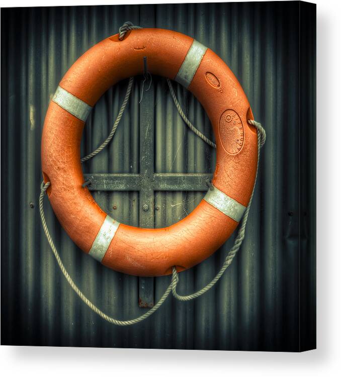 Lifebuoys Canvas Print featuring the photograph Ring Of Life by Wayne Sherriff