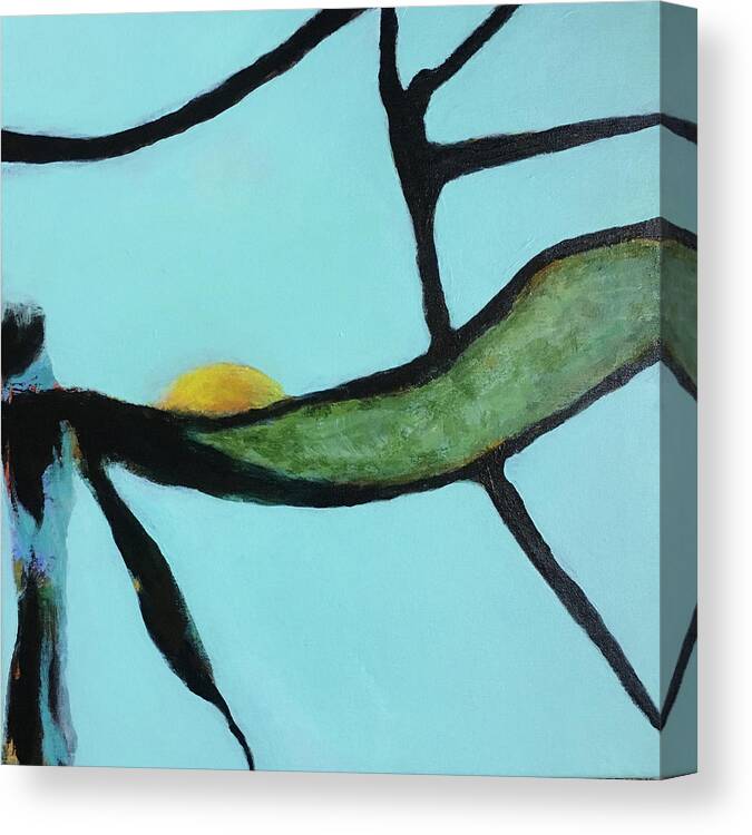 Contemporary Canvas Print featuring the painting Ripening I by Mary Sullivan