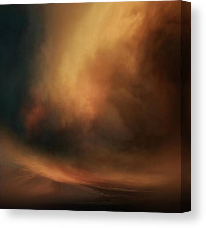 Lc Bailey Canvas Print featuring the mixed media Rupture by Lonnie Christopher