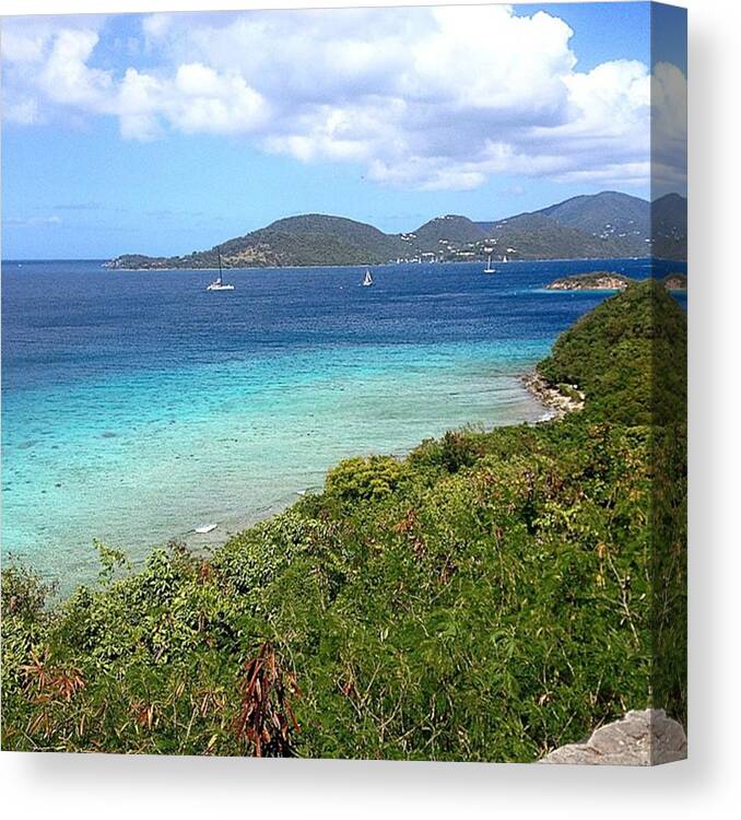 Hiking Canvas Print featuring the photograph 😍🌎🏊🐠🐟#saturday #stjohn by Laura Ramirez