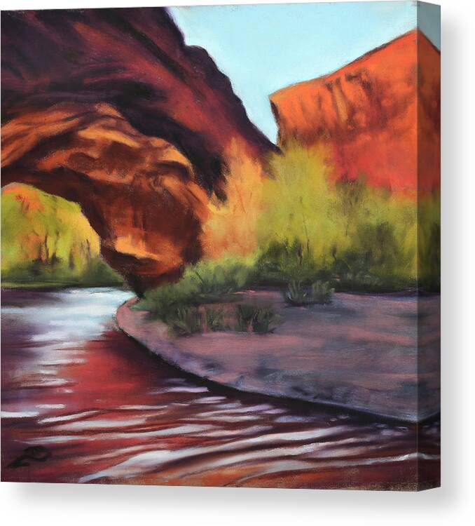 Utah Canvas Print featuring the painting Serendipity by Sandi Snead