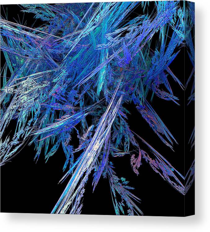 Digital Canvas Print featuring the digital art Shattered Illusion by Michael Durst