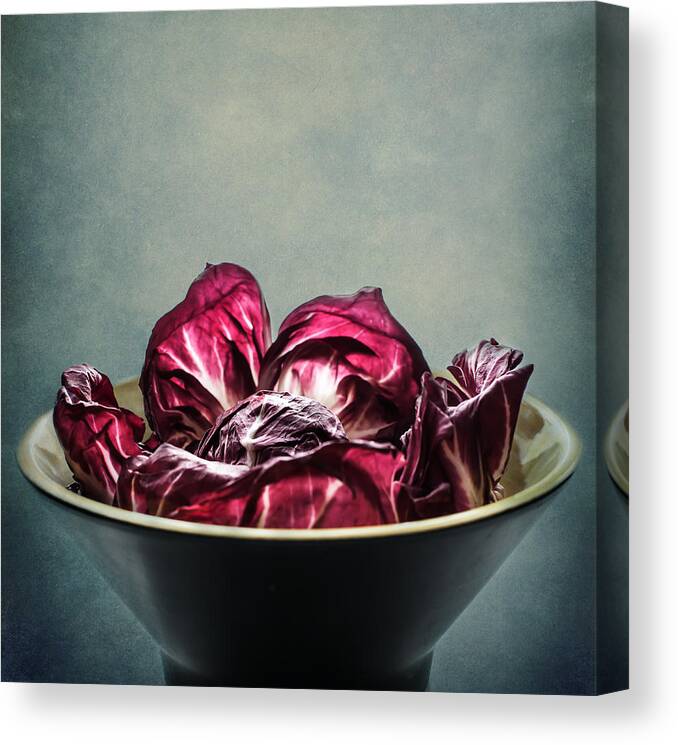Raddichio Canvas Print featuring the photograph Simply Red by Maggie Terlecki