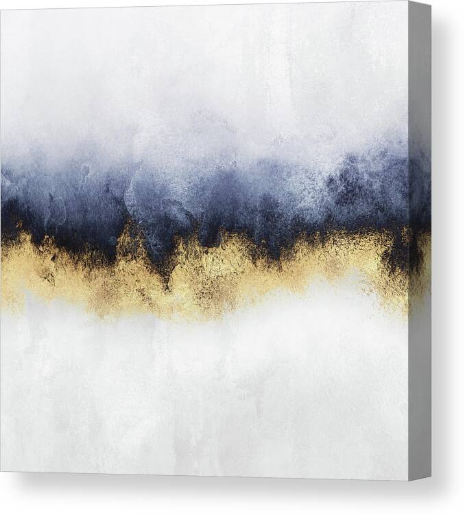 Abstract Canvas Print featuring the painting Sky by Elisabeth Fredriksson