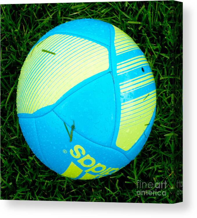 Soccer Canvas Print featuring the photograph Soccer Ball by Jason Freedman