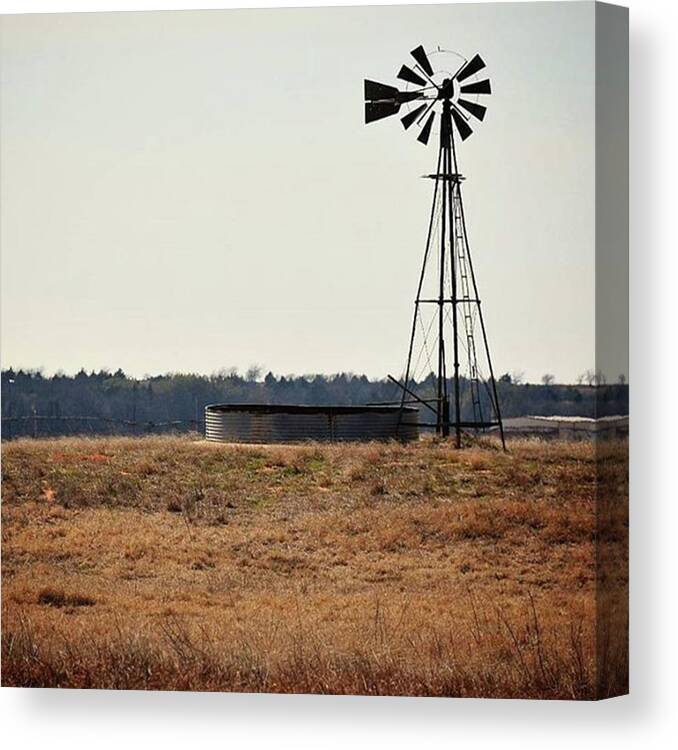 Countrylife Canvas Print featuring the photograph Sometimes New Is Old, Old Is by Drew Hutto