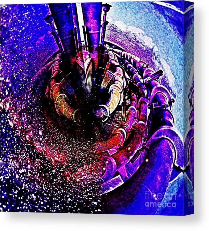 Blair Stuart Canvas Print featuring the photograph Space in another Dimension #1 by Blair Stuart