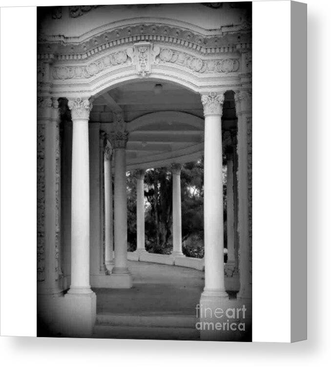 Beautiful Canvas Print featuring the photograph Speckles Organ Pavilion, Balboa Park by Karyn Robinson