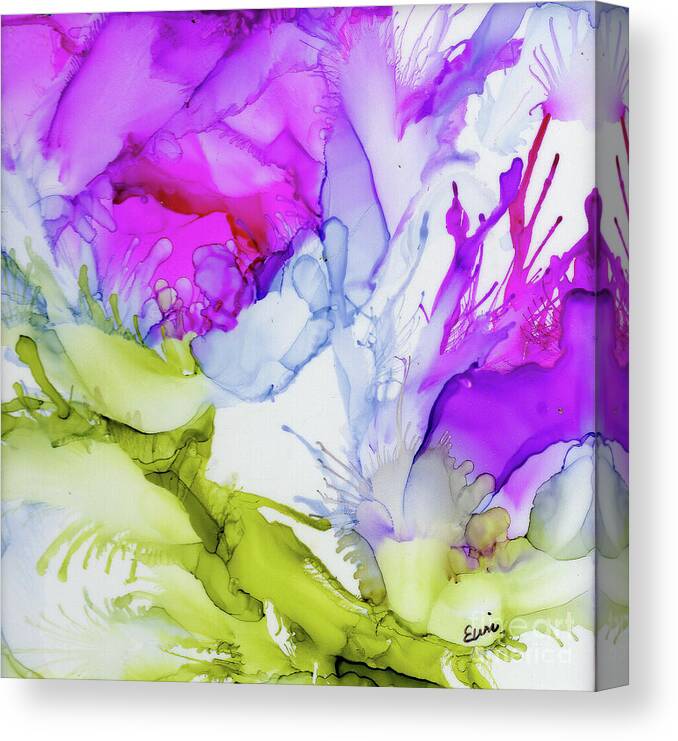 Spring Canvas Print featuring the painting Spring by Eunice Warfel