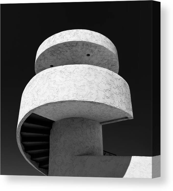 Stairs Canvas Print featuring the photograph Stairs to Nowhere by Dave Bowman