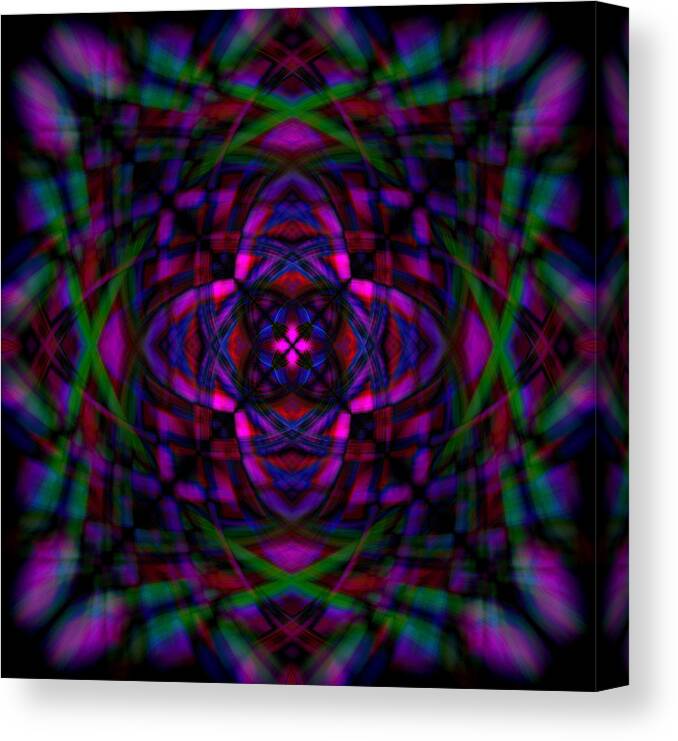 Purple Canvas Print featuring the photograph Star Flower by Cherie Duran