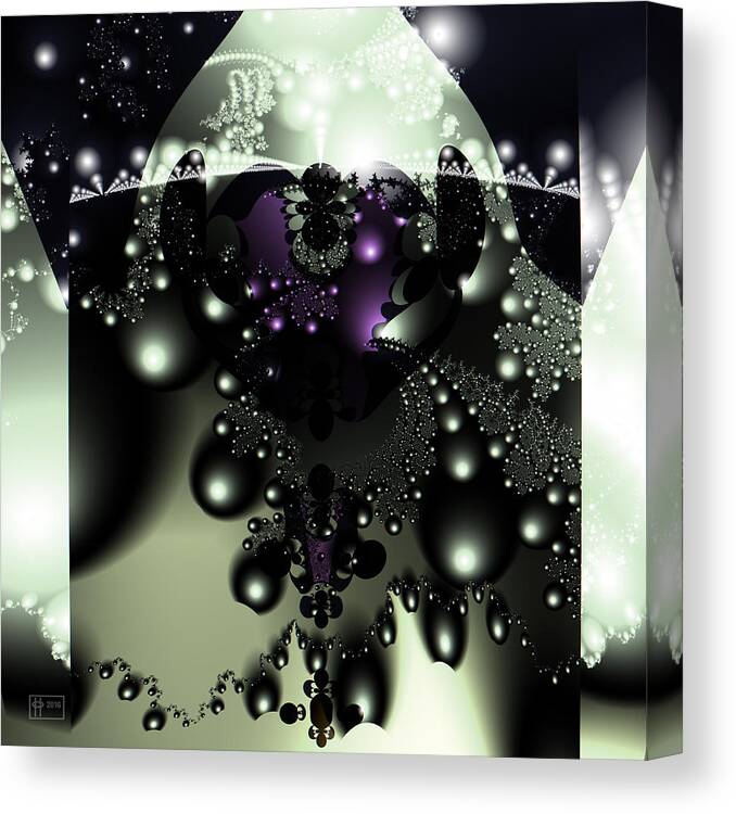 Abstract Canvas Print featuring the digital art Starsgaze by Jim Pavelle