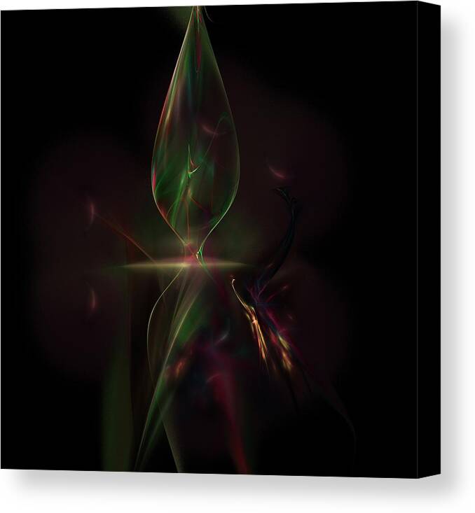 Abstract Digital Painting Canvas Print featuring the digital art Still Life 11-14-09 by David Lane