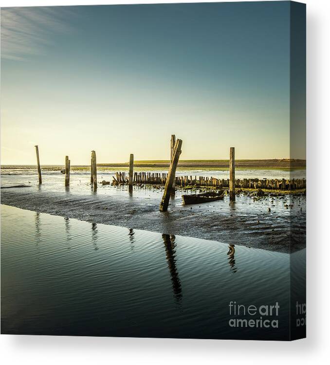 1x1 Canvas Print featuring the photograph Still Standing by Hannes Cmarits