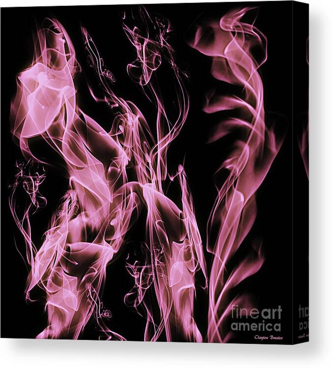Clay Canvas Print featuring the digital art Support The Cure by Clayton Bruster