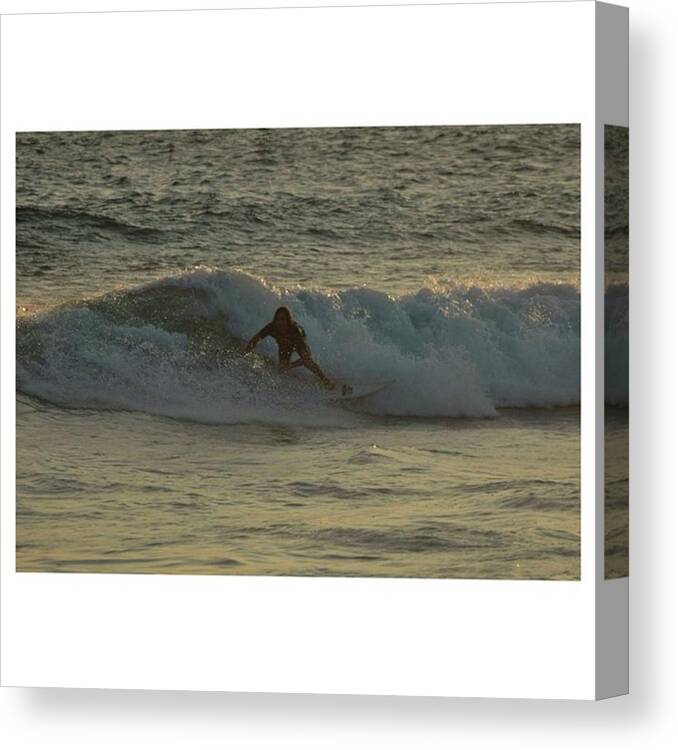 Surf Canvas Print featuring the photograph #surf #sport #nikon #beach #brasil by Alessandra Moreira