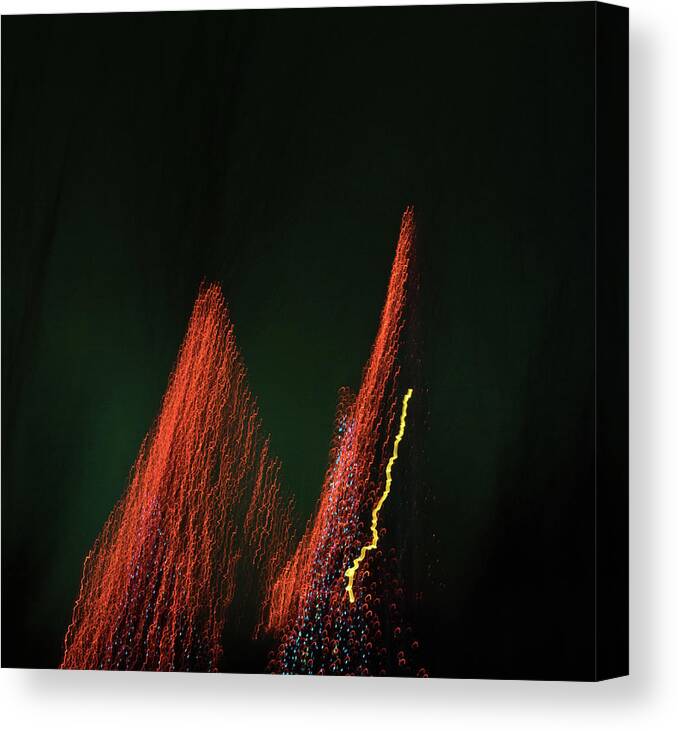 Swarm Canvas Print featuring the photograph Swarm to the Pinnacle by Douglas Barnett