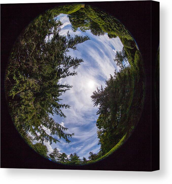 Fisheye Canvas Print featuring the photograph The Berkshires 944 by Michael Fryd