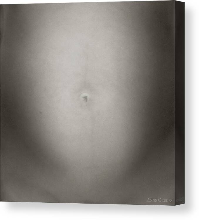 Black And White Canvas Print featuring the photograph Tanya by Anne Geddes