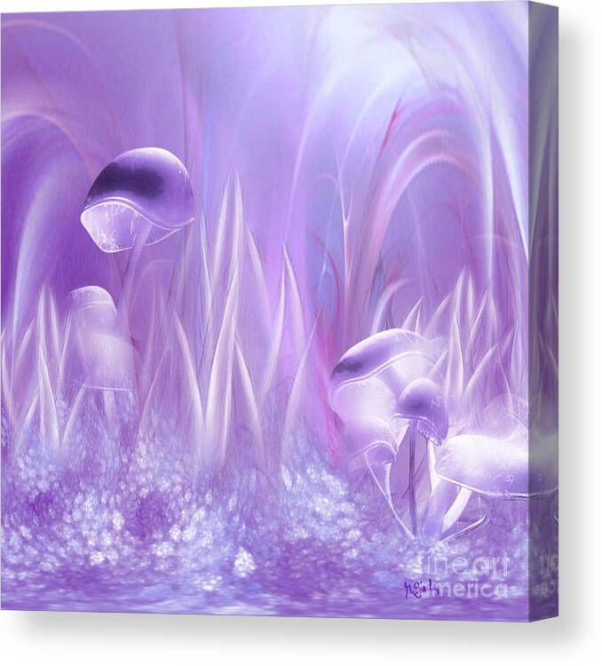 Cradle Canvas Print featuring the digital art The Cradle of Light by Giada Rossi