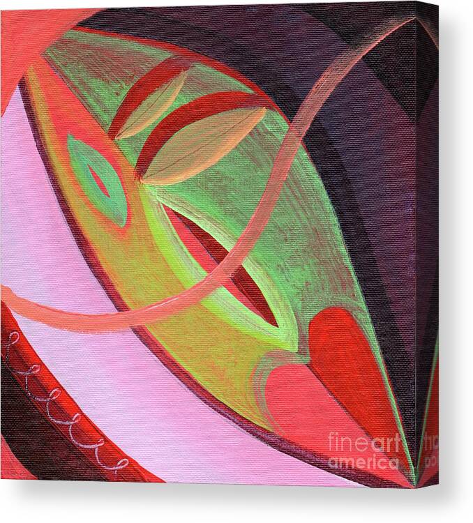 The Joy Of Design Xlii Canvas Print featuring the painting The Joy of Design X L I I by Helena Tiainen