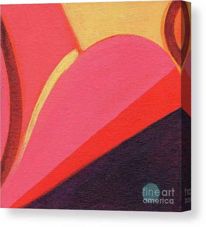 Abstract Art Canvas Print featuring the painting The Joy of Design X L V I by Helena Tiainen