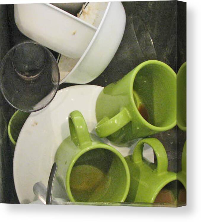 Still Life Canvas Print featuring the photograph The Kitchen Sink by Donna Thomas