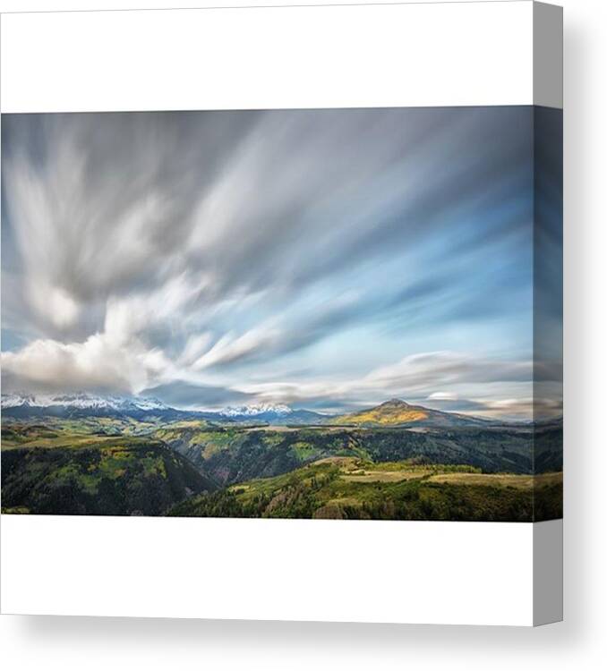  Canvas Print featuring the photograph This Photograph Was Taken At A Meadow by Jon Glaser