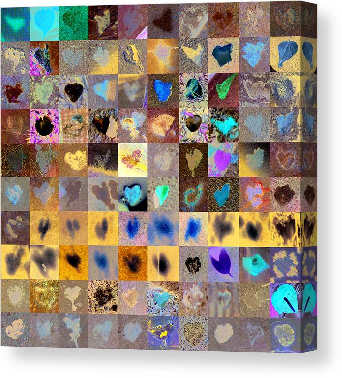 Heart Images Canvas Print featuring the photograph Three Hundred Series by Boy Sees Hearts