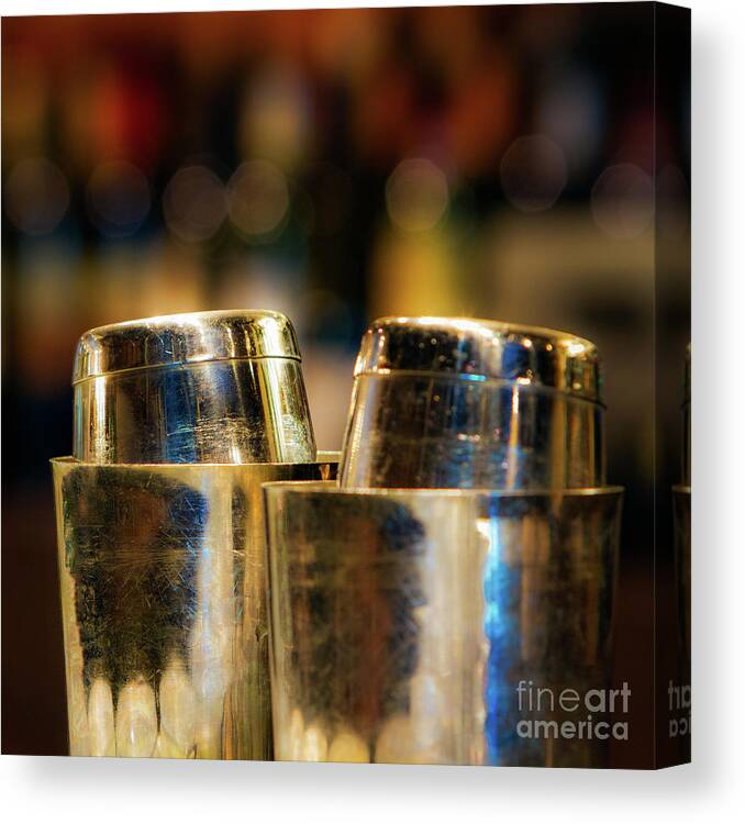 Bar Canvas Print featuring the photograph Time for a Cocktail by Doug Sturgess
