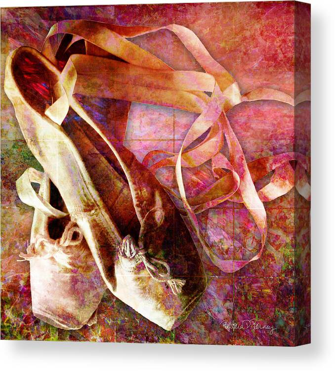 Ballet Canvas Print featuring the digital art Toe Shoes by Barbara Berney