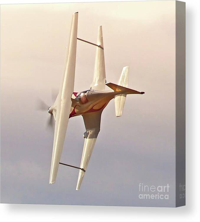 Airplane Canvas Print featuring the photograph Tom Aberle and Phantom Reno Air Races 2010 by Gus McCrea