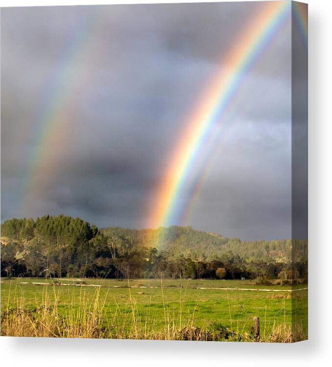 Triple Canvas Print featuring the photograph Triple Promise by Nicholas Blackwell