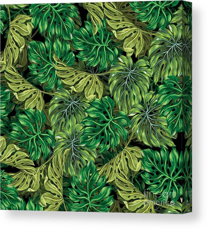 Summer Canvas Print featuring the photograph Tropical Haven 2 by Mark Ashkenazi