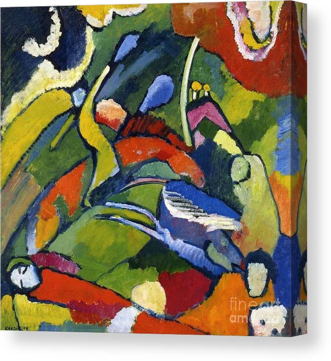 Two Riders And Reclining Figure Canvas Print Canvas Art By Kandinsky