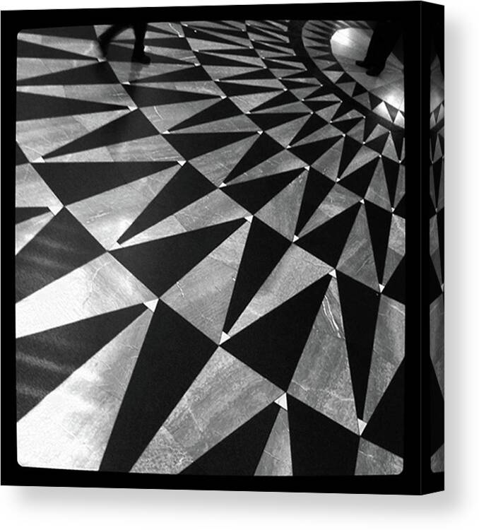 Union Station Canvas Print featuring the photograph Union Floor II by Kevin Bergen