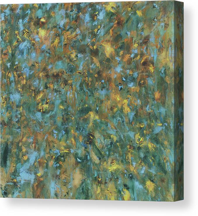 Abstract Canvas Print featuring the painting Universe by Gretchen Dreisbach
