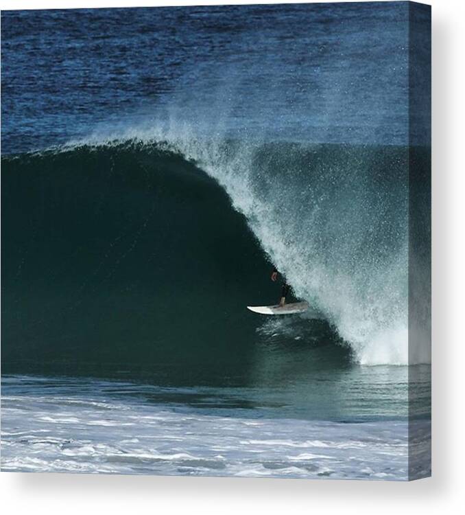 Margaretriver Canvas Print featuring the photograph Slotted by Mik Rowlands