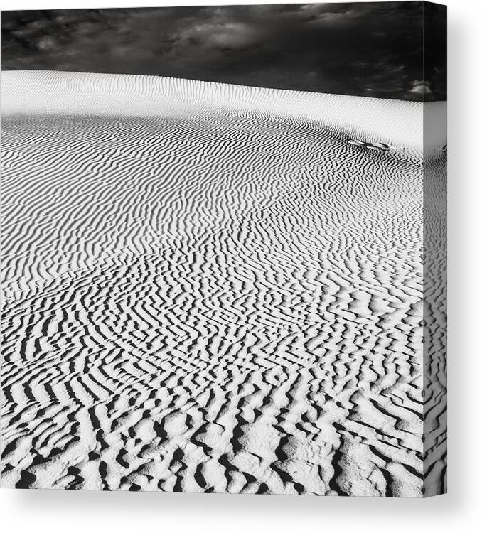 Sand Canvas Print featuring the photograph Wave Theory V by Ryan Weddle