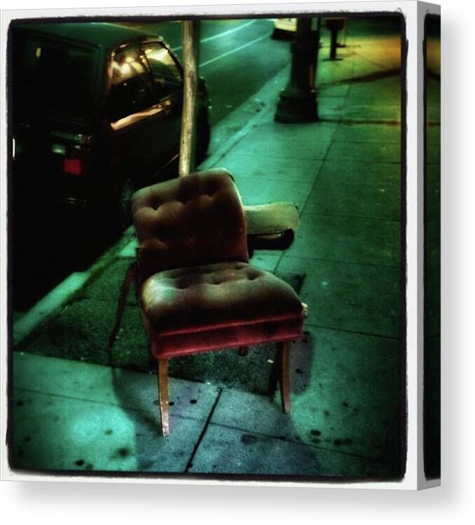 Losangeles Canvas Print featuring the photograph Welcome To My Living Room, Pull Up A by Mr Photojimsf