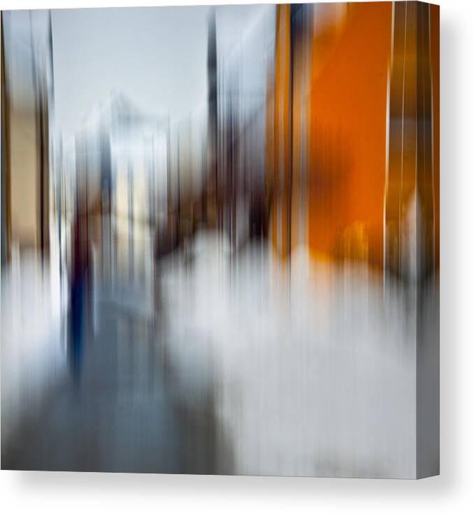 Abstract Canvas Print featuring the photograph Winter Sins by Dorit Fuhg