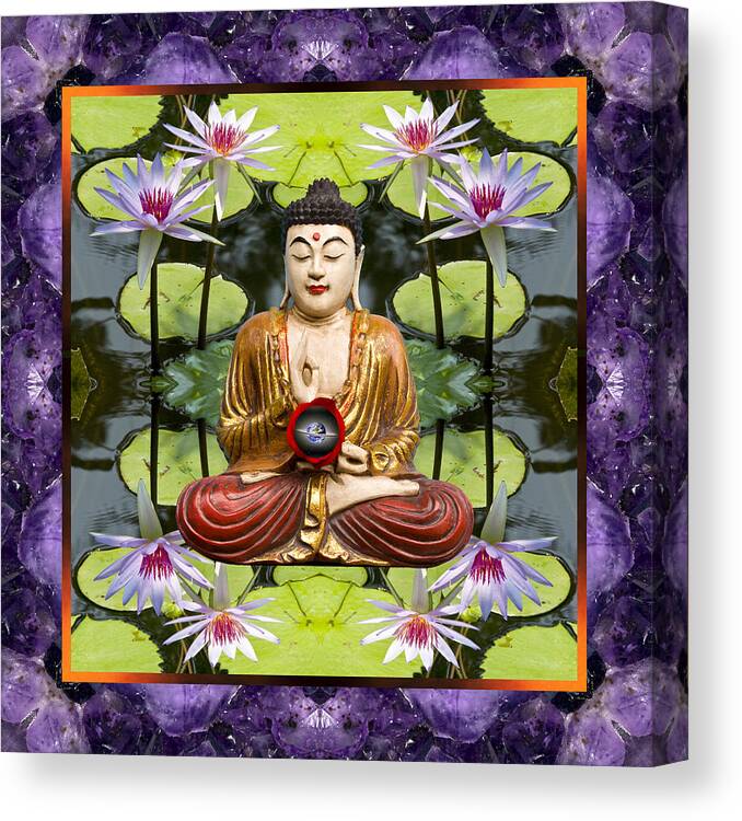 Buddha Canvas Print featuring the photograph World Spirit by Bell And Todd