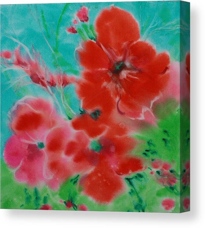 Tara Moorman Canvas Print featuring the painting Yummy by Tara Moorman