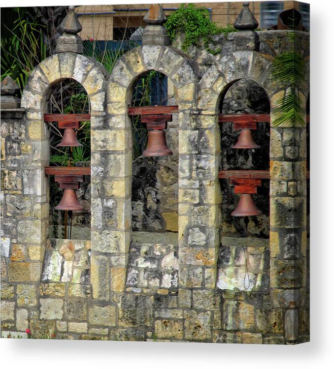 Wall Canvas Print featuring the photograph Bells #1 by George Taylor