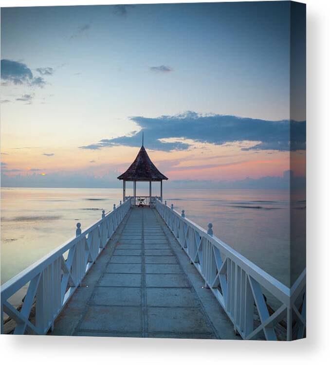 Tranquility Canvas Print featuring the photograph Half Moon Bay, Montego Bay, Jamaica #1 by Douglas Pearson