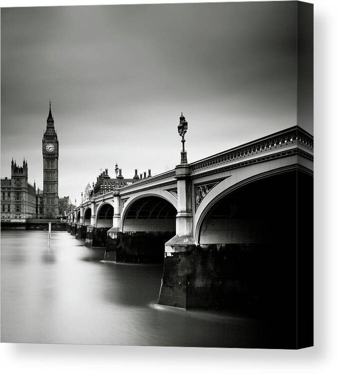 London Westminster Canvas Print featuring the photograph London Westminster #1 by Nina Papiorek