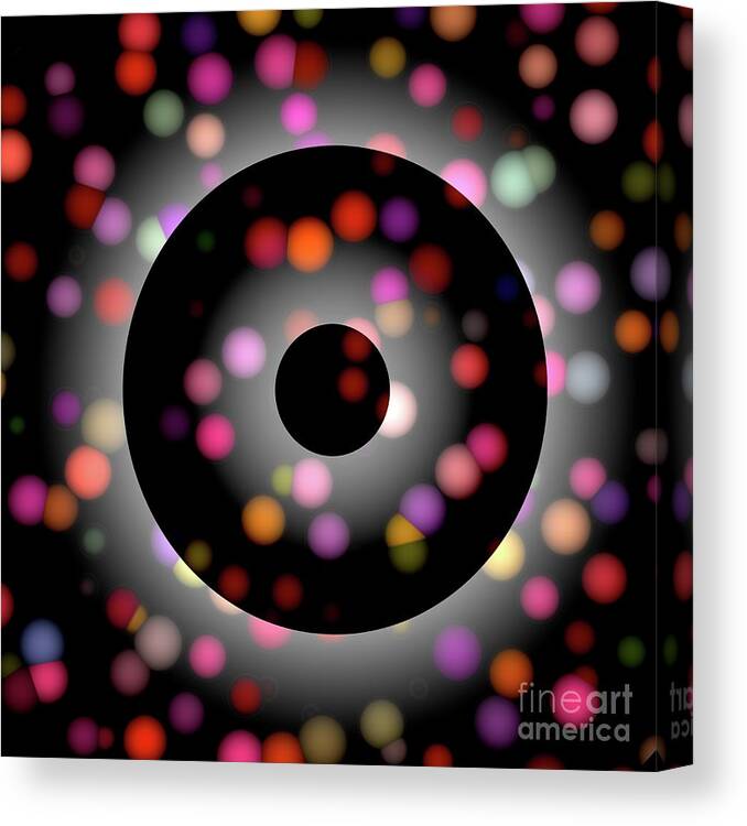 3 Dimensional Canvas Print featuring the photograph Molecular Computer Circuit #1 by Mehau Kulyk/science Photo Library