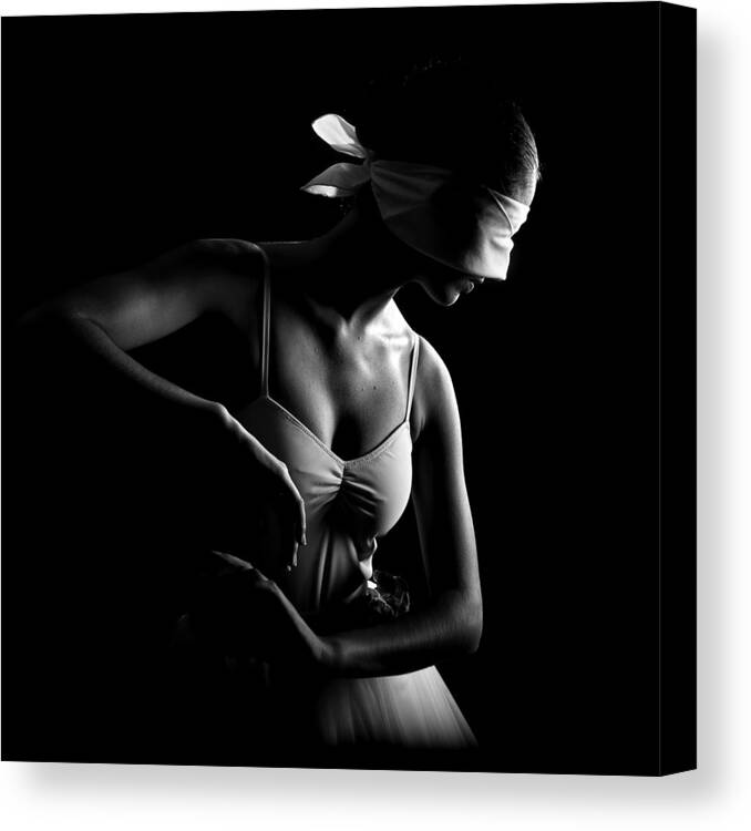 Ballet Canvas Print featuring the photograph N/t #16 by Paulo Medeiros
