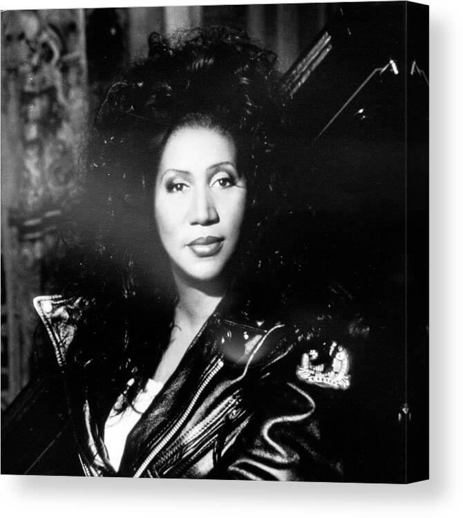 Singer Canvas Print featuring the photograph Aretha Franklin #2 by Afro Newspaper/gado