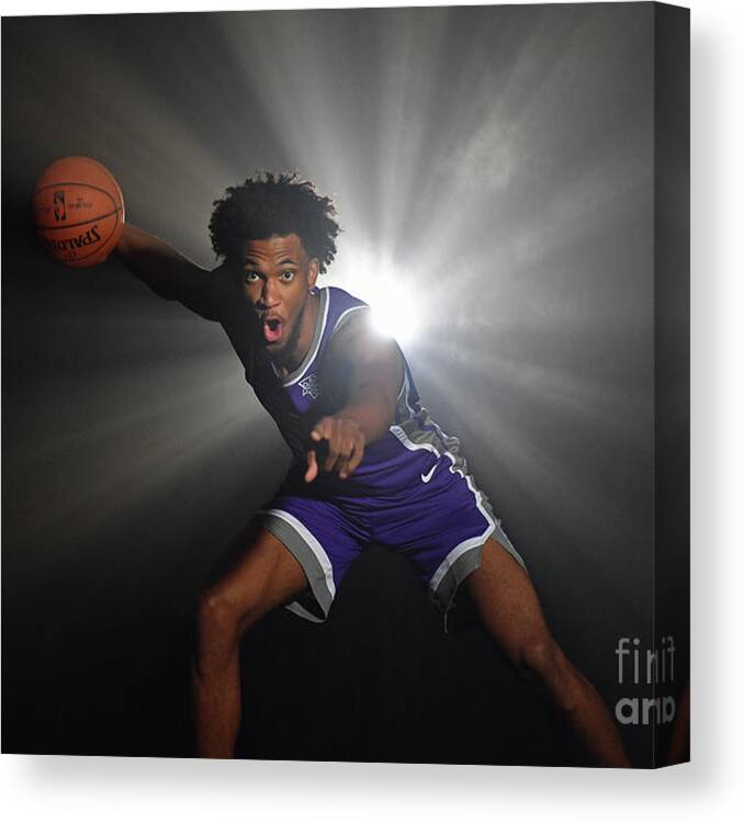 Marvin Bagley Iii Canvas Print featuring the photograph 2018 Nba Rookie Photo Shoot #59 by Jesse D. Garrabrant